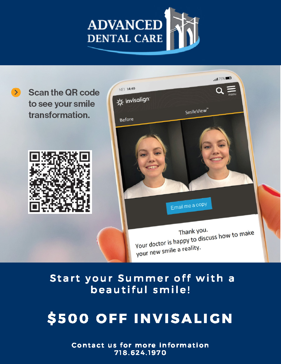 Brooklyn Invisalign Discount Coupon $500 Off - Advanced Dental Care